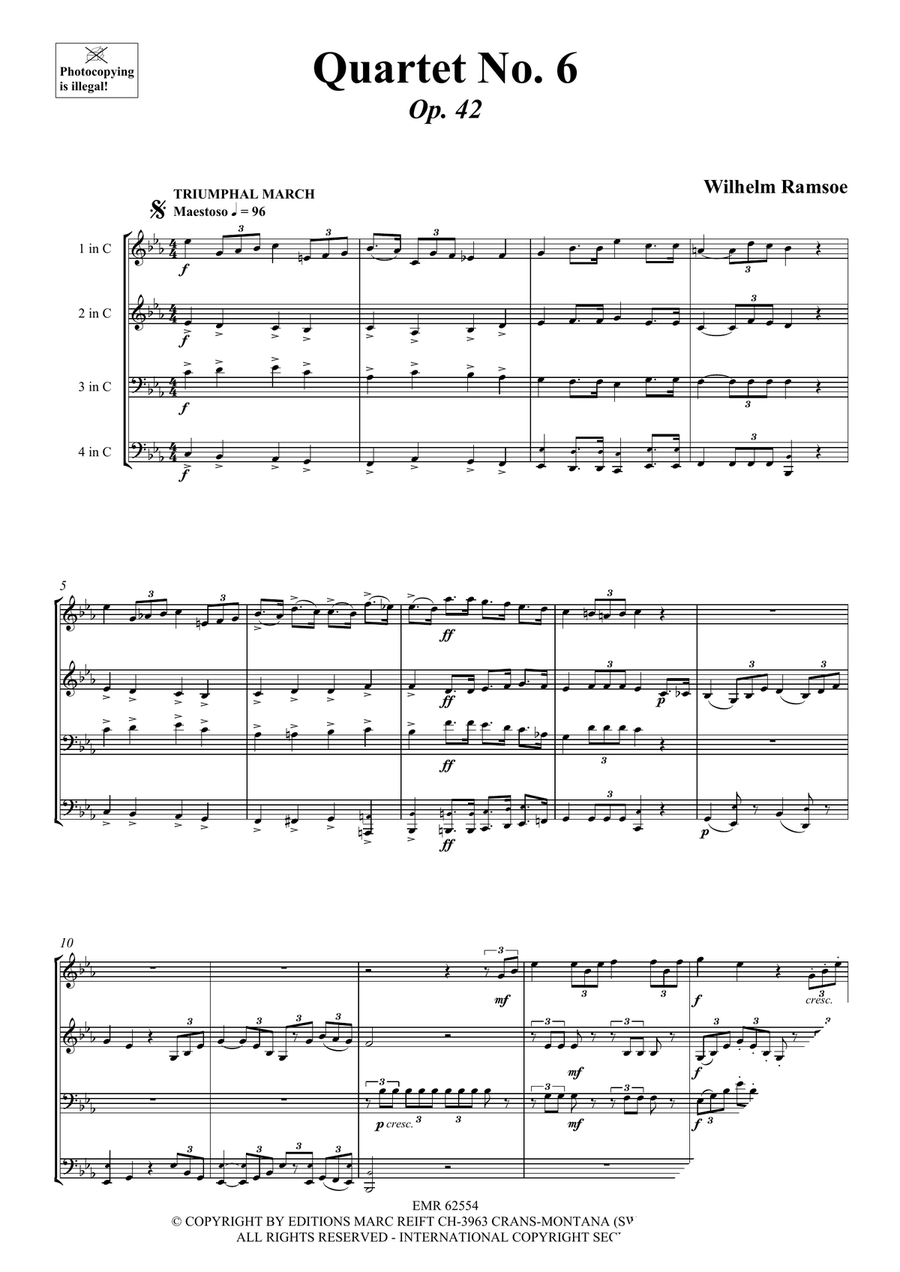 Quartet No. 6 Quartet No. 6 Score scores gallery preview page 3