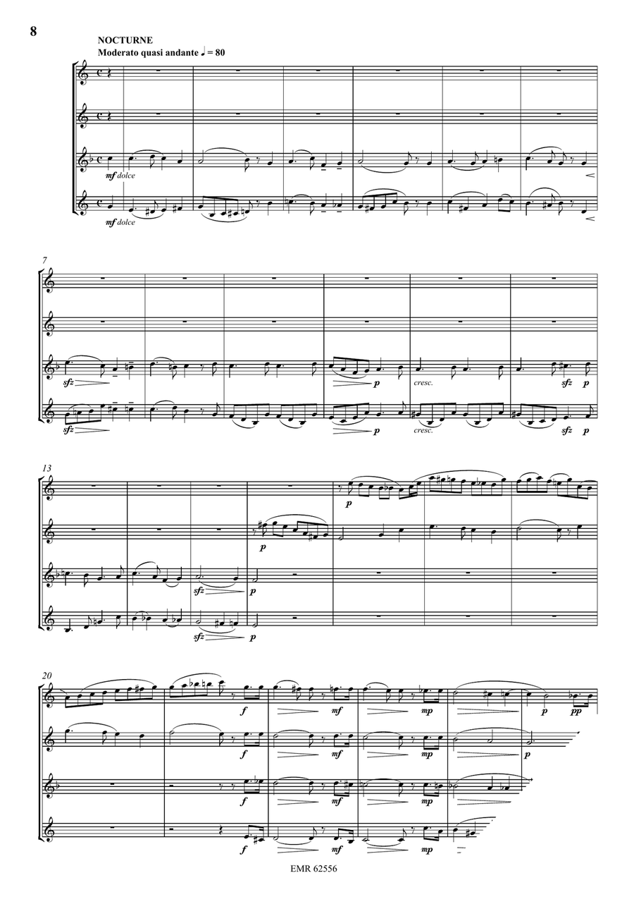Quartet No. 6 Quartet No. 6 Saxophone Quartet scores gallery preview page 4