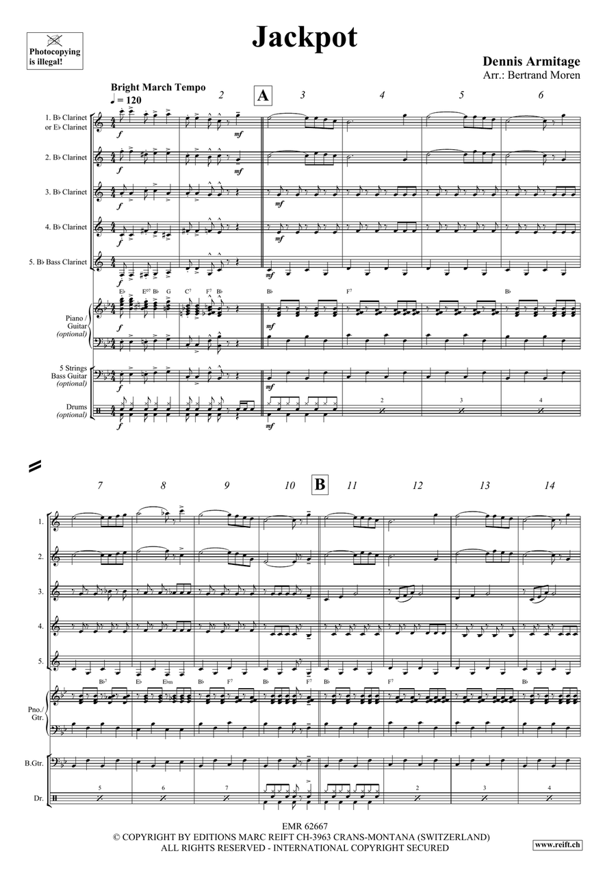 Jackpot Jackpot Clarinet Quintet scores gallery preview page 4