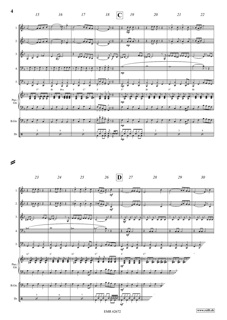 Jackpot Jackpot Brass Quintet scores gallery preview page 5
