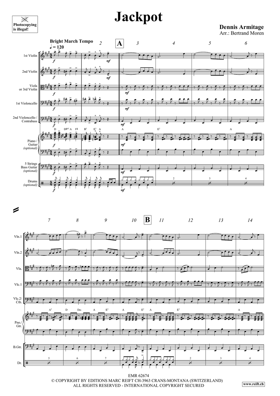 Jackpot Jackpot String Orchestra scores gallery preview page 4