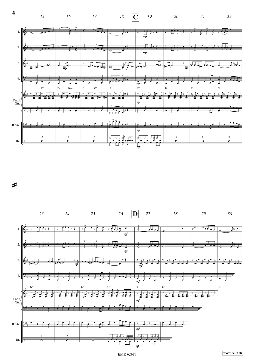 Jackpot Jackpot Brass Quartet scores gallery preview page 5