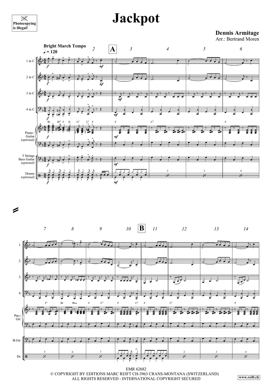 Jackpot Jackpot Woodwind Quartet scores gallery preview page 4