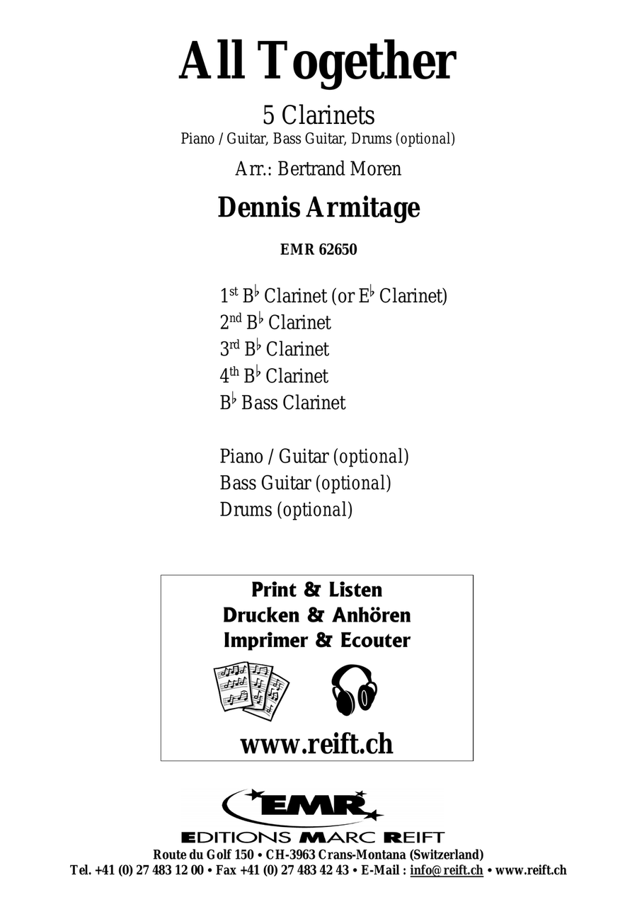 All Together All Together Clarinet Quintet scores gallery preview page 2