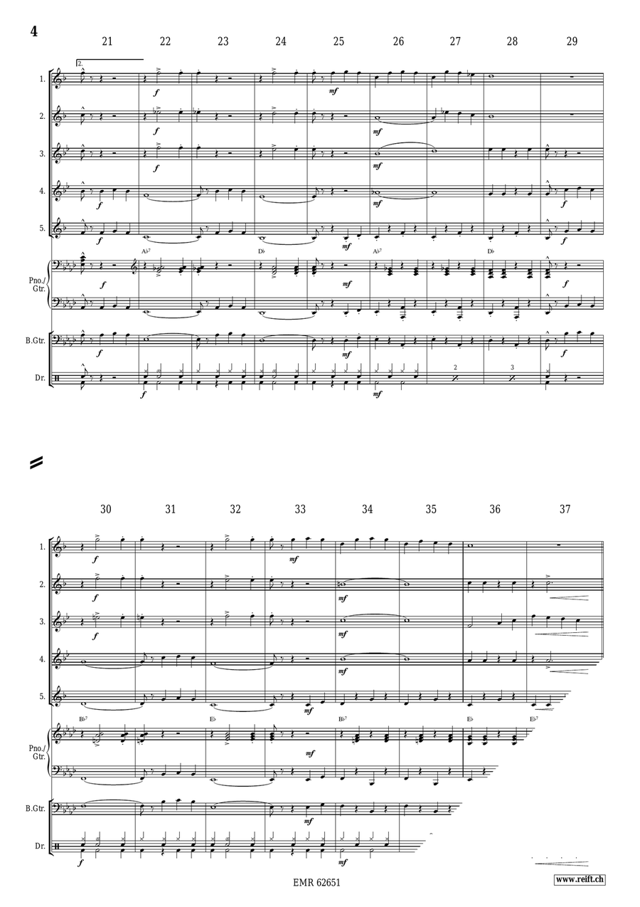 All Together All Together Saxophone Quintet scores gallery preview page 5