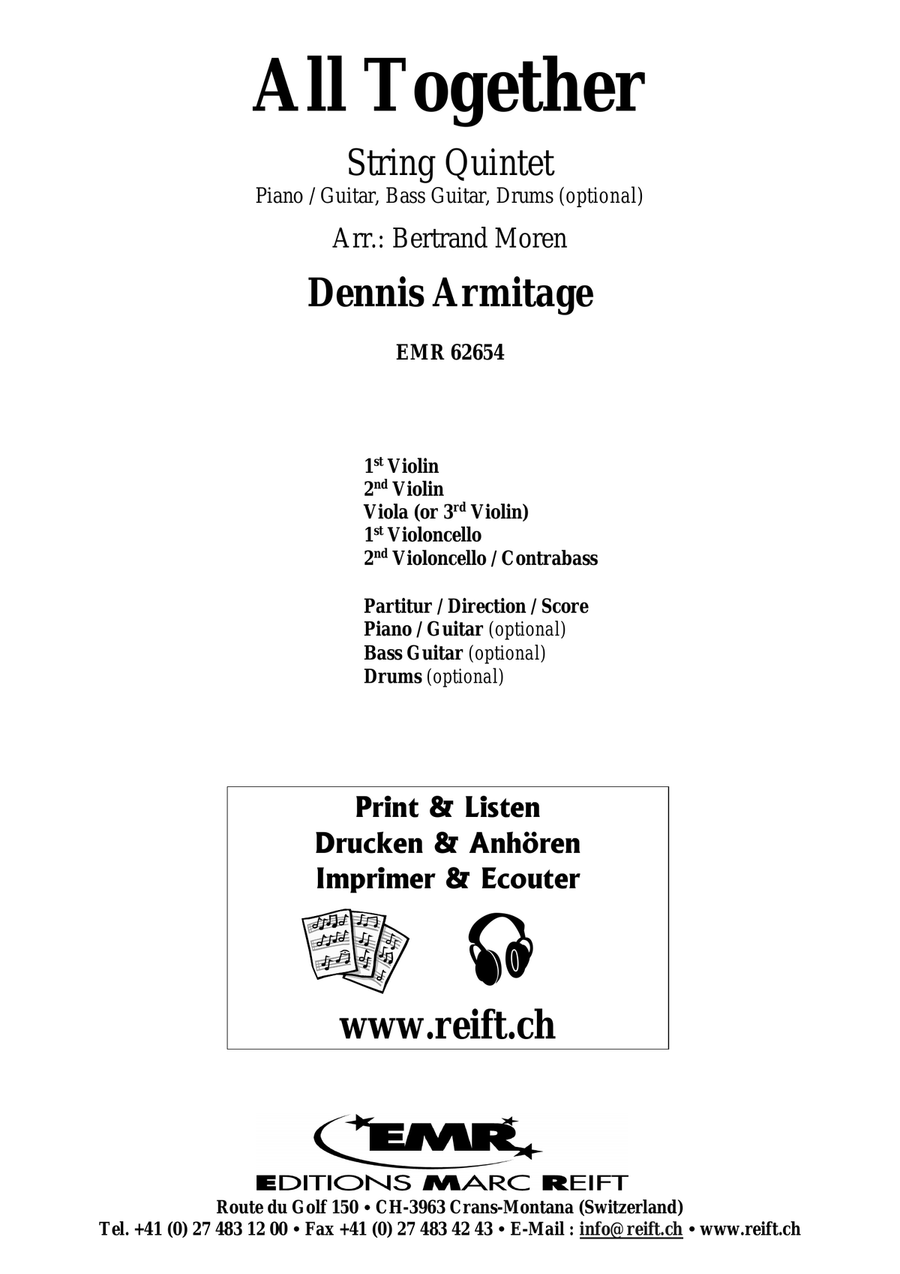 All Together All Together String Quintet scores gallery preview page 2