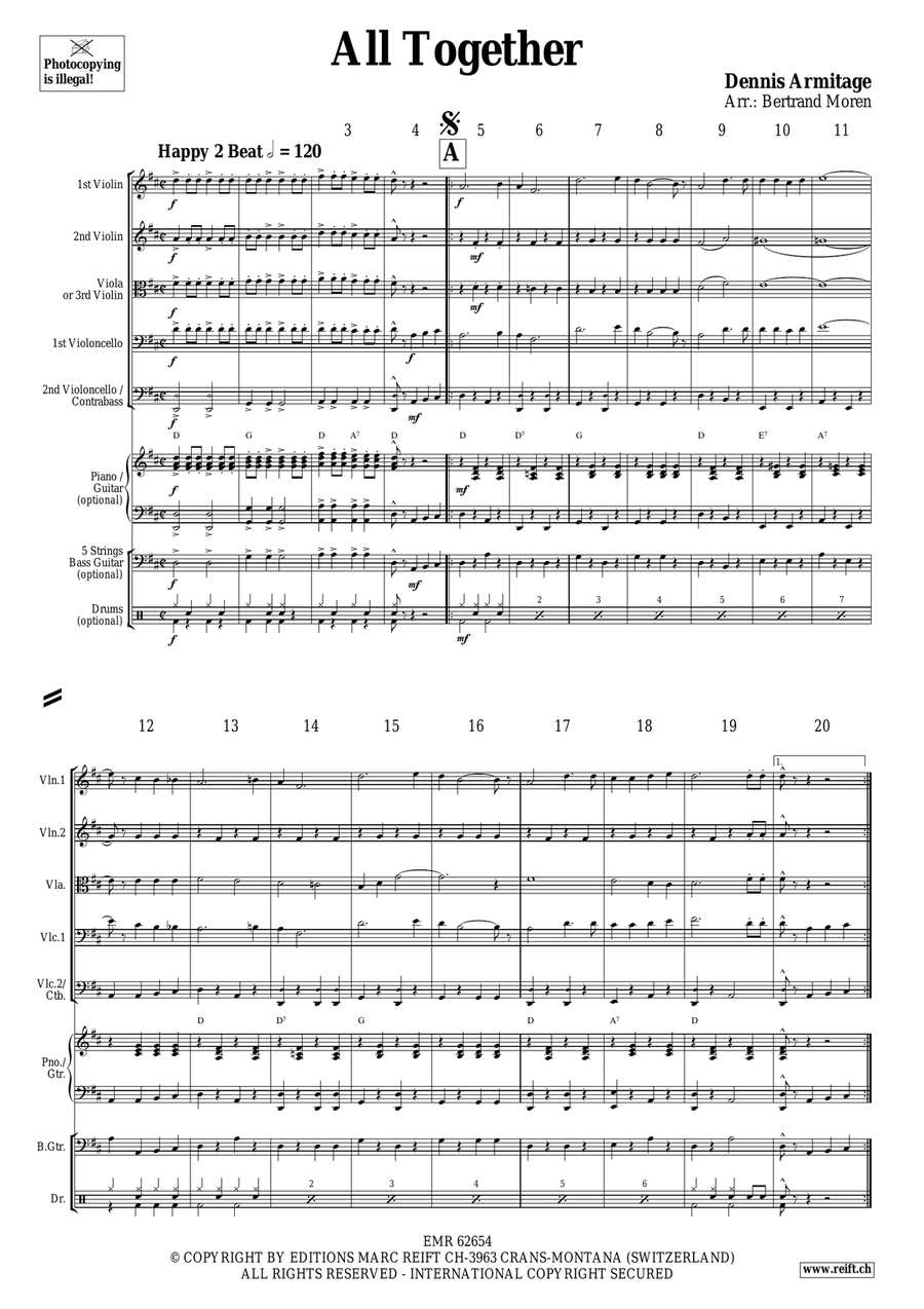 All Together All Together String Quintet scores gallery preview page 4