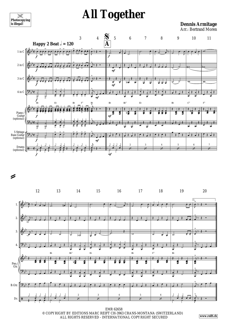 All Together All Together Score scores gallery preview page 4