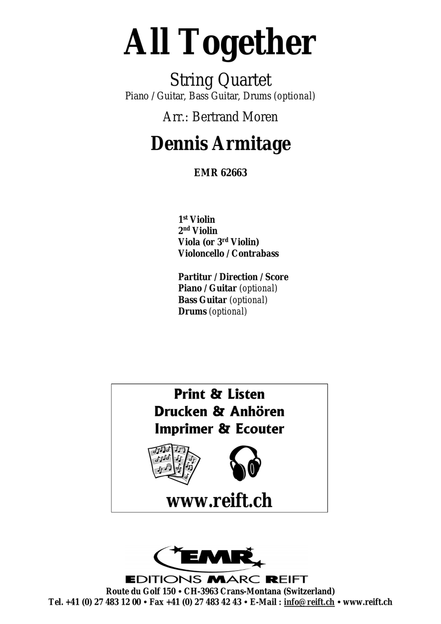 All Together All Together String Quartet scores gallery preview page 2