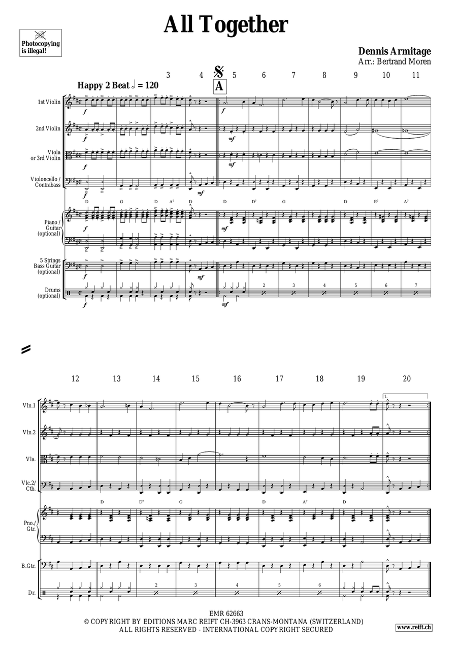 All Together All Together String Quartet scores gallery preview page 4