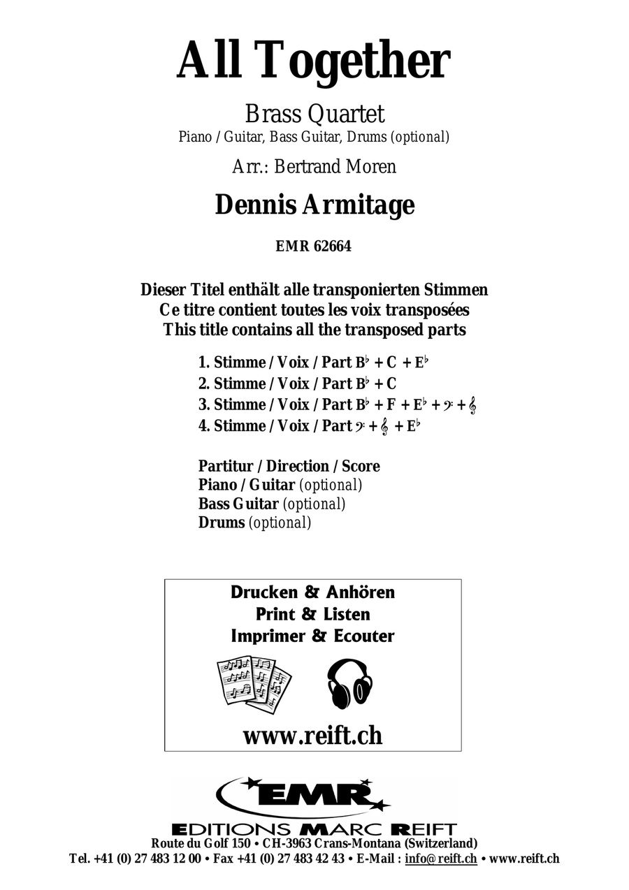 All Together All Together Brass Quartet scores gallery preview page 2
