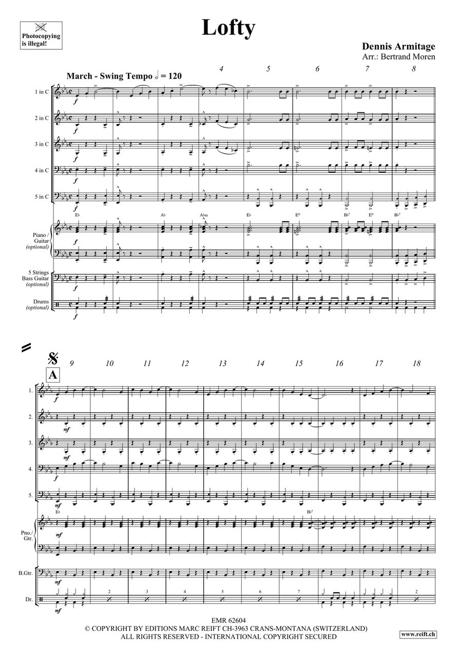 Lofty Lofty Brass Quintet scores gallery preview page 4