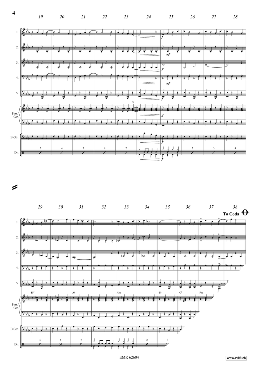 Lofty Lofty Brass Quintet scores gallery preview page 5