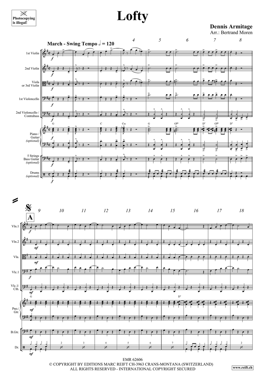 Lofty Lofty String Orchestra scores gallery preview page 4