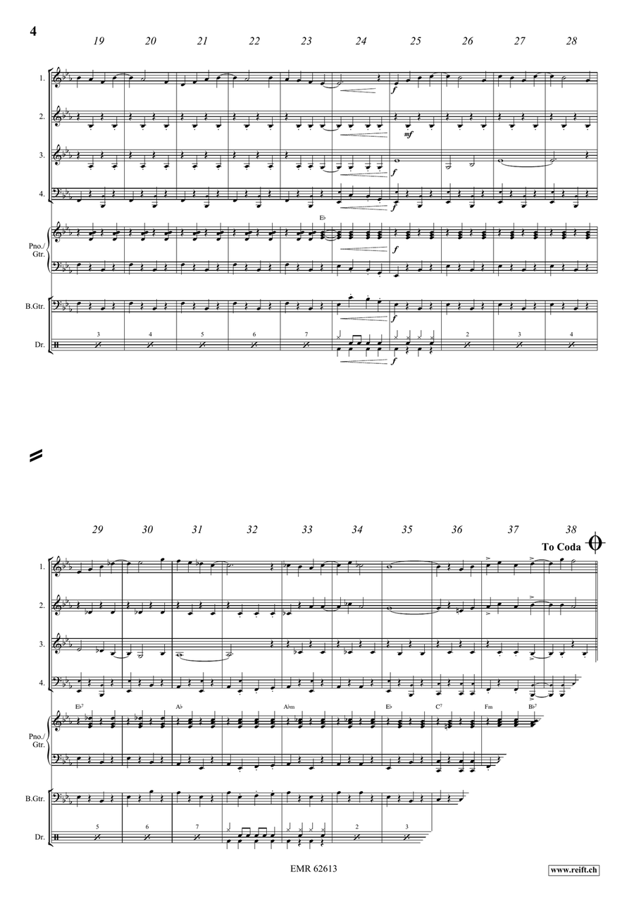 Lofty Lofty Brass Quartet scores gallery preview page 5