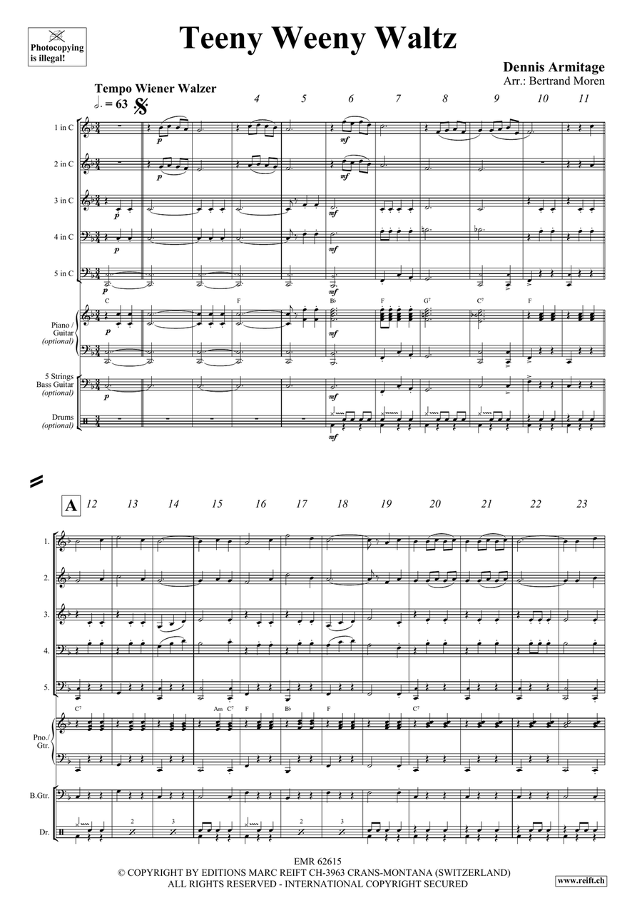 Teeny Weeny Waltz Teeny Weeny Waltz Score scores gallery preview page 4
