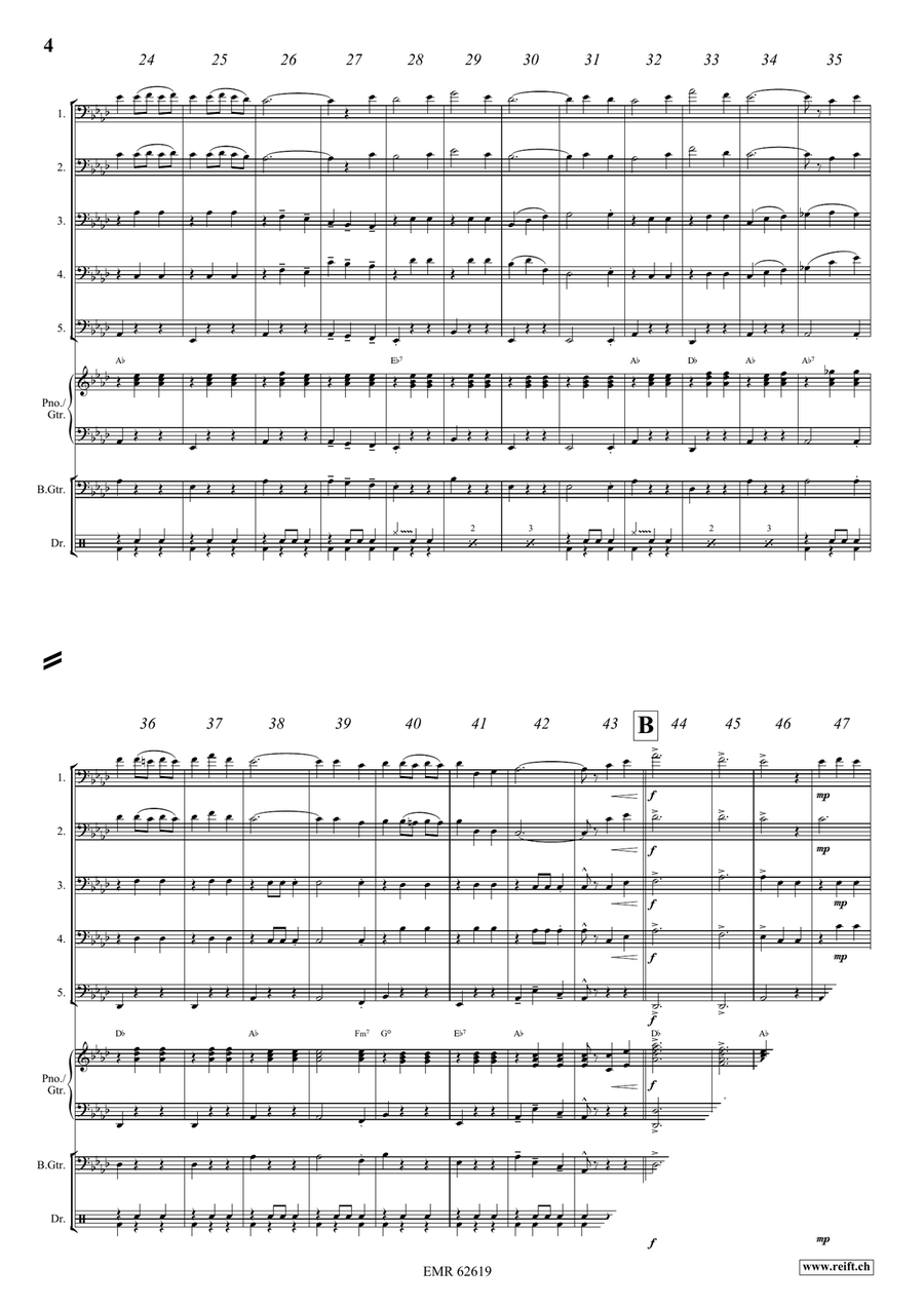 Teeny Weeny Waltz Teeny Weeny Waltz Trombone scores gallery preview page 5