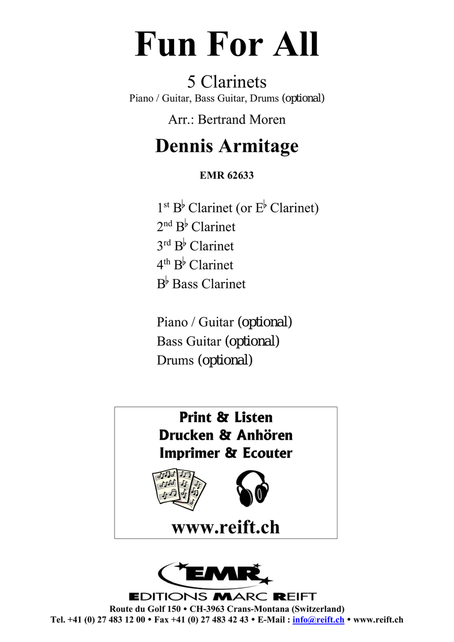 Fun For All Fun For All Clarinet Quintet scores gallery preview page 2