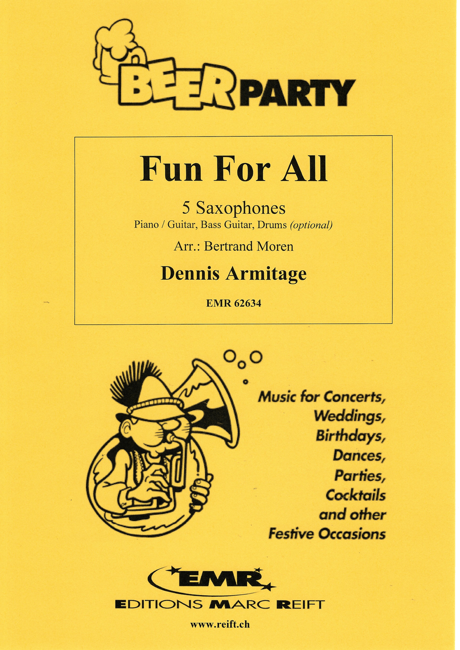 Fun For All Fun For All Saxophone Quintet scores gallery preview page 1