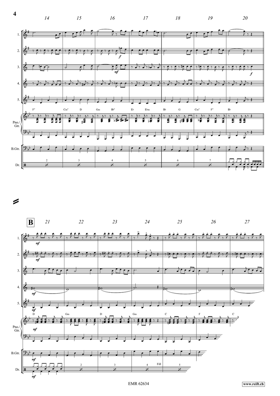 Fun For All Fun For All Saxophone Quintet scores gallery preview page 5
