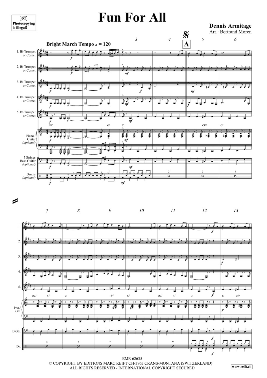 Fun For All Fun For All Cornet scores gallery preview page 4