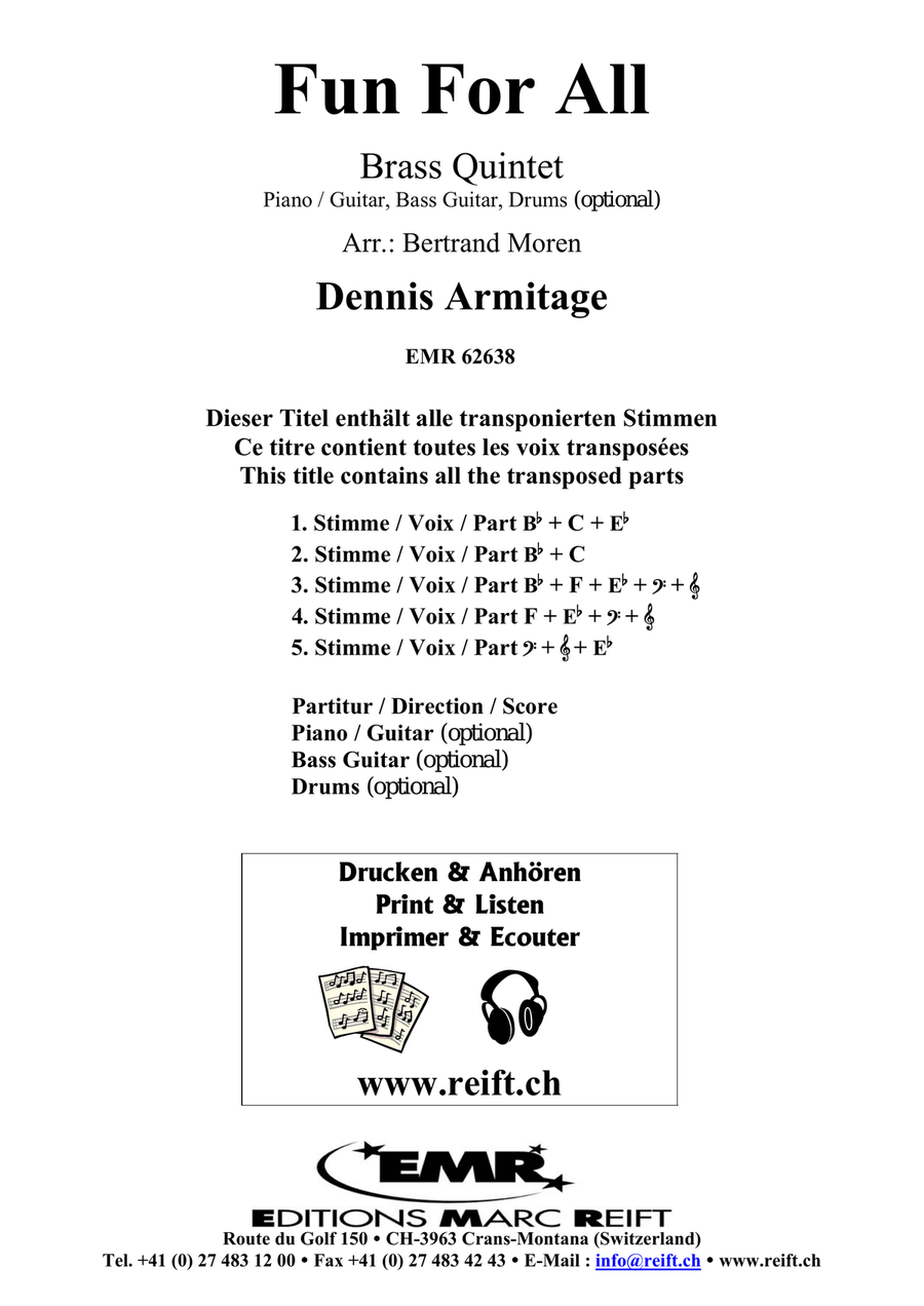 Fun For All Fun For All Brass Quintet scores gallery preview page 2