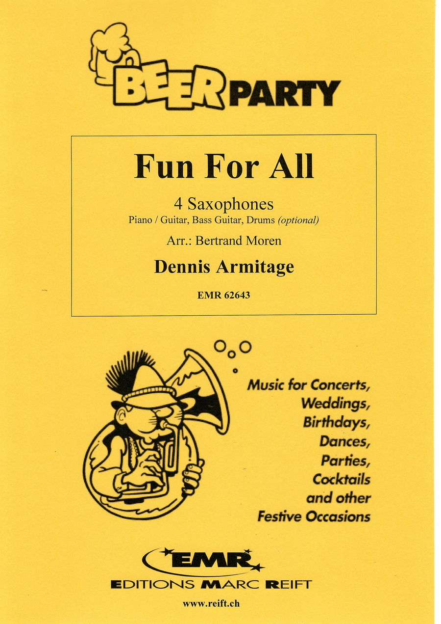 Fun For All Fun For All Saxophone Quartet scores gallery preview page 1