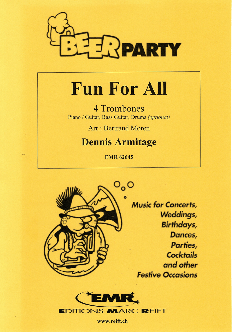 Fun For All Fun For All Trombone Quartet scores gallery preview page 1