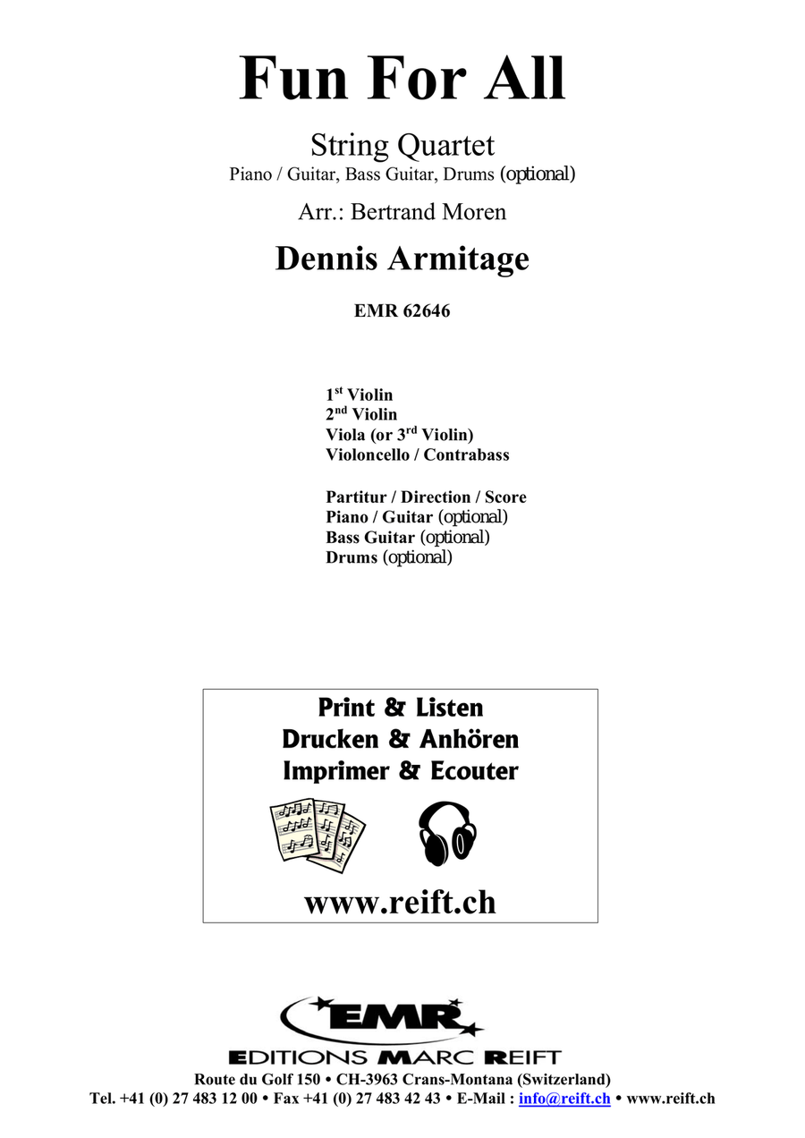 Fun For All Fun For All String Quartet scores gallery preview page 2