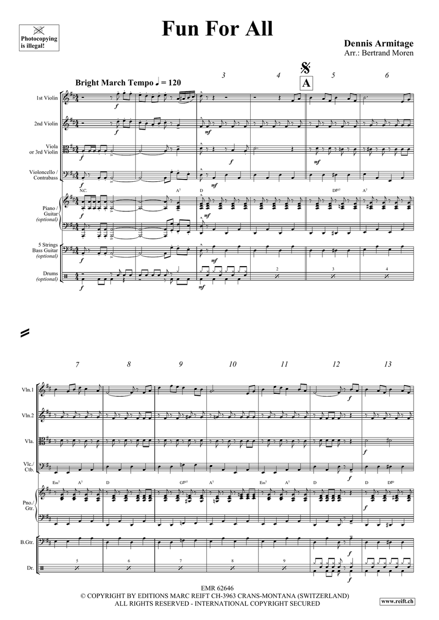 Fun For All Fun For All String Quartet scores gallery preview page 4
