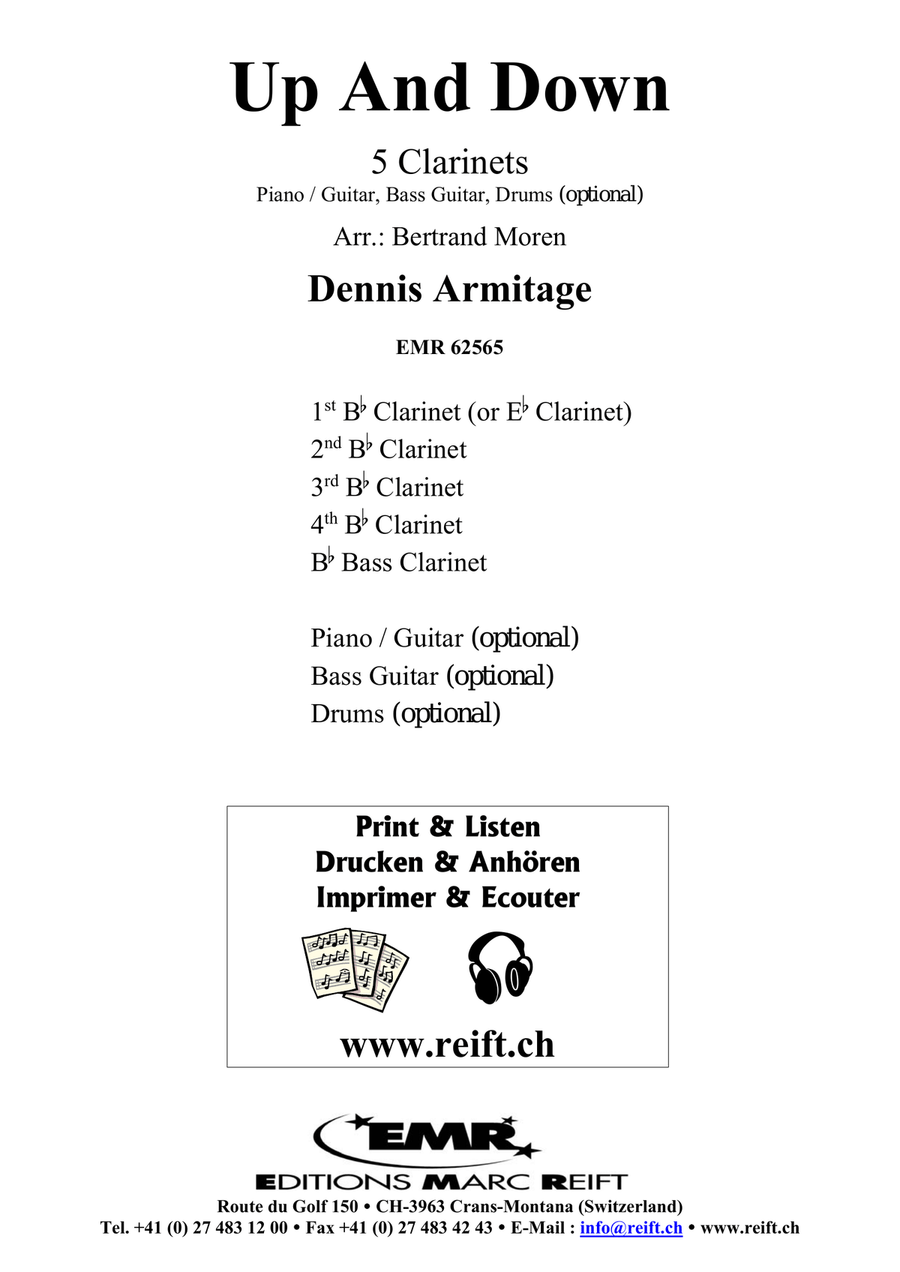 Up And Down Up And Down Clarinet Quintet scores gallery preview page 2