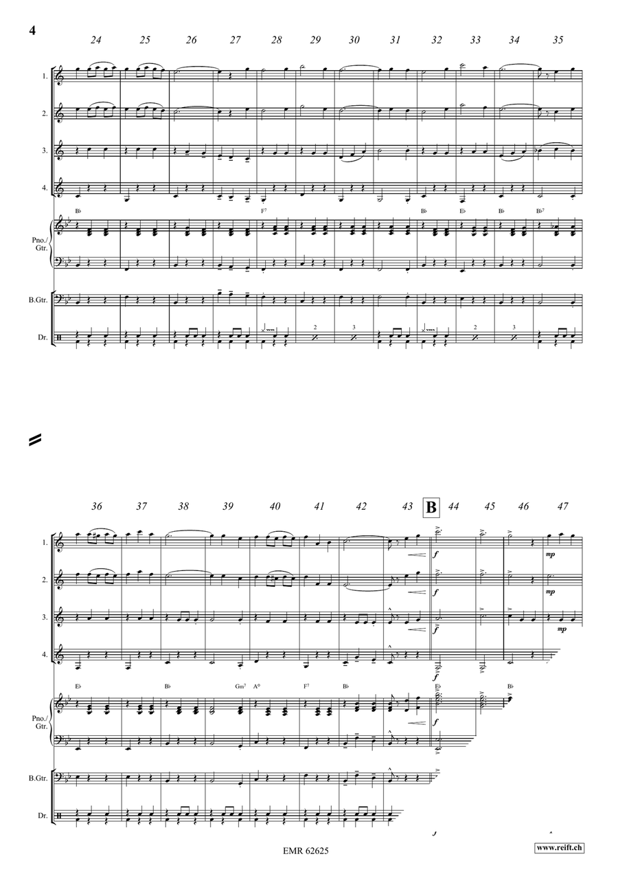 Teeny Weeny Waltz Teeny Weeny Waltz Clarinet Quartet scores gallery preview page 5