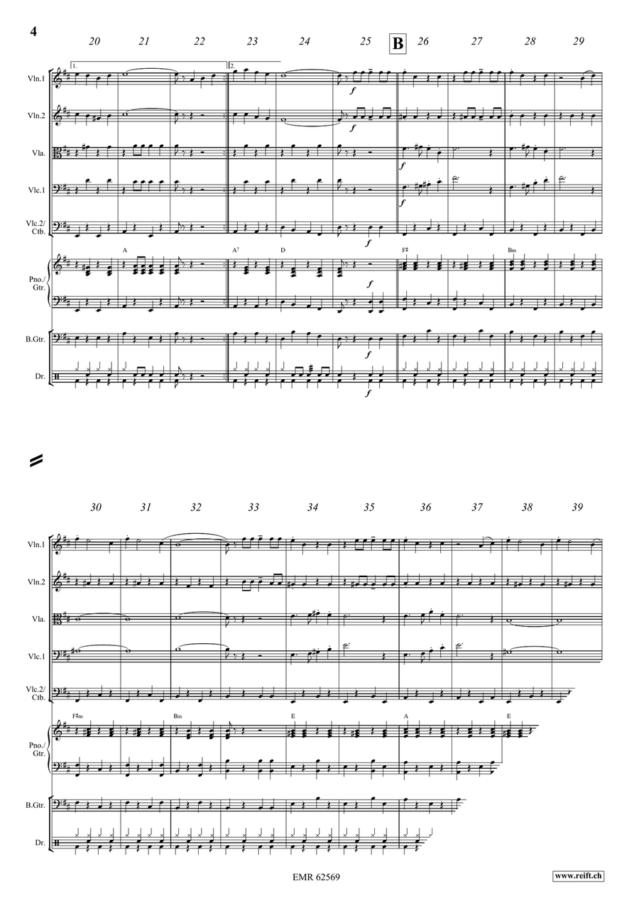Up And Down Up And Down String Quintet scores gallery preview page 5
