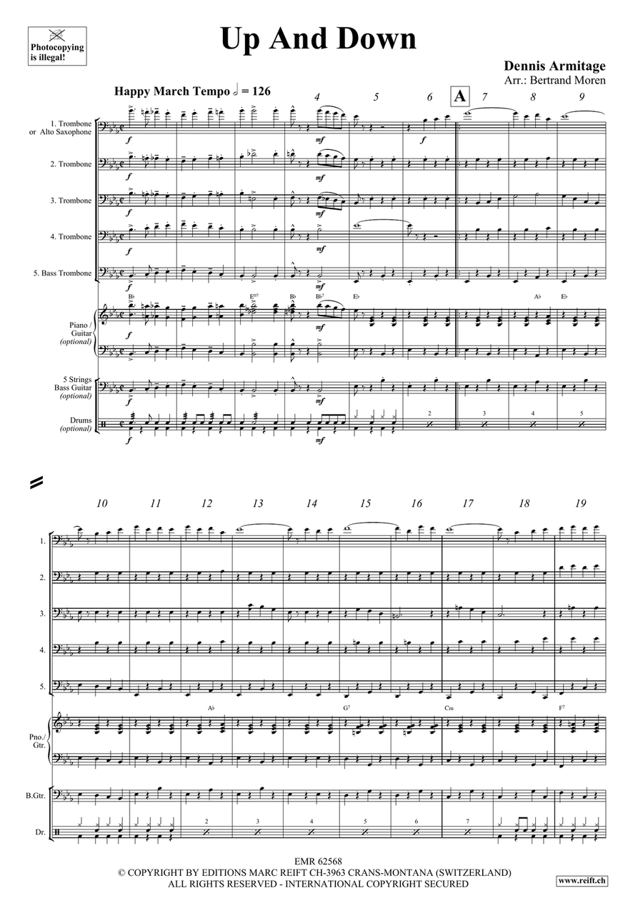 Up And Down Up And Down Trombone scores gallery preview page 4
