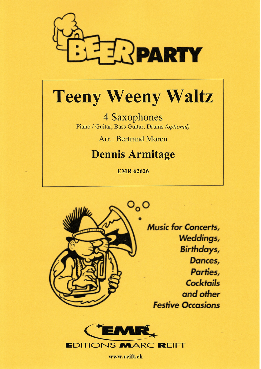 Teeny Weeny Waltz Teeny Weeny Waltz Saxophone Quartet scores gallery preview page 1