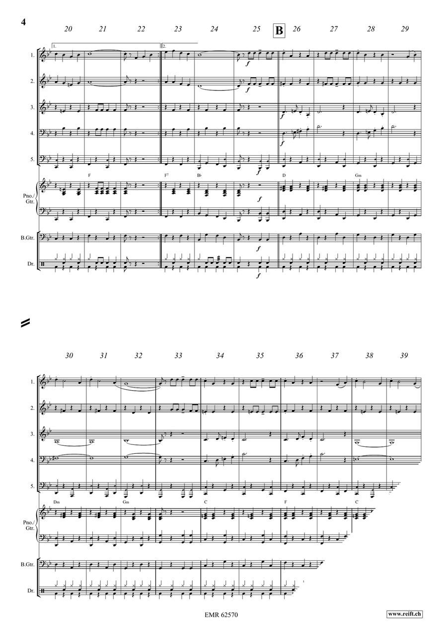 Up And Down Up And Down Brass Quintet scores gallery preview page 5
