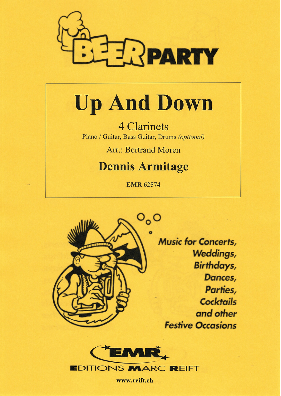 Up And Down Up And Down Clarinet Quartet scores gallery preview page 1