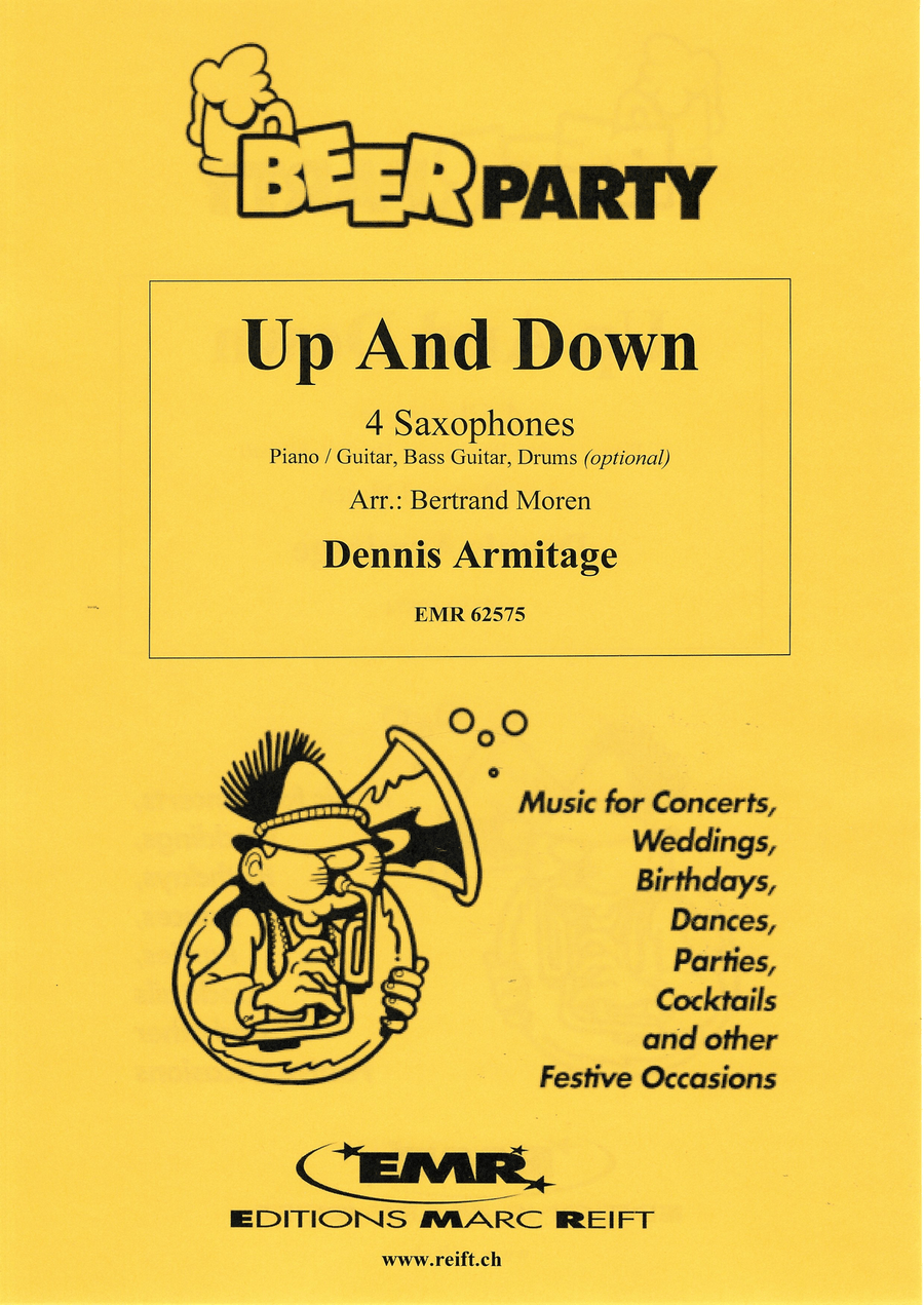 Up And Down Up And Down Saxophone Quartet scores gallery preview page 1