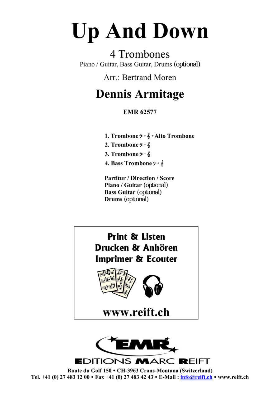 Up And Down Up And Down Trombone Quartet scores gallery preview page 2