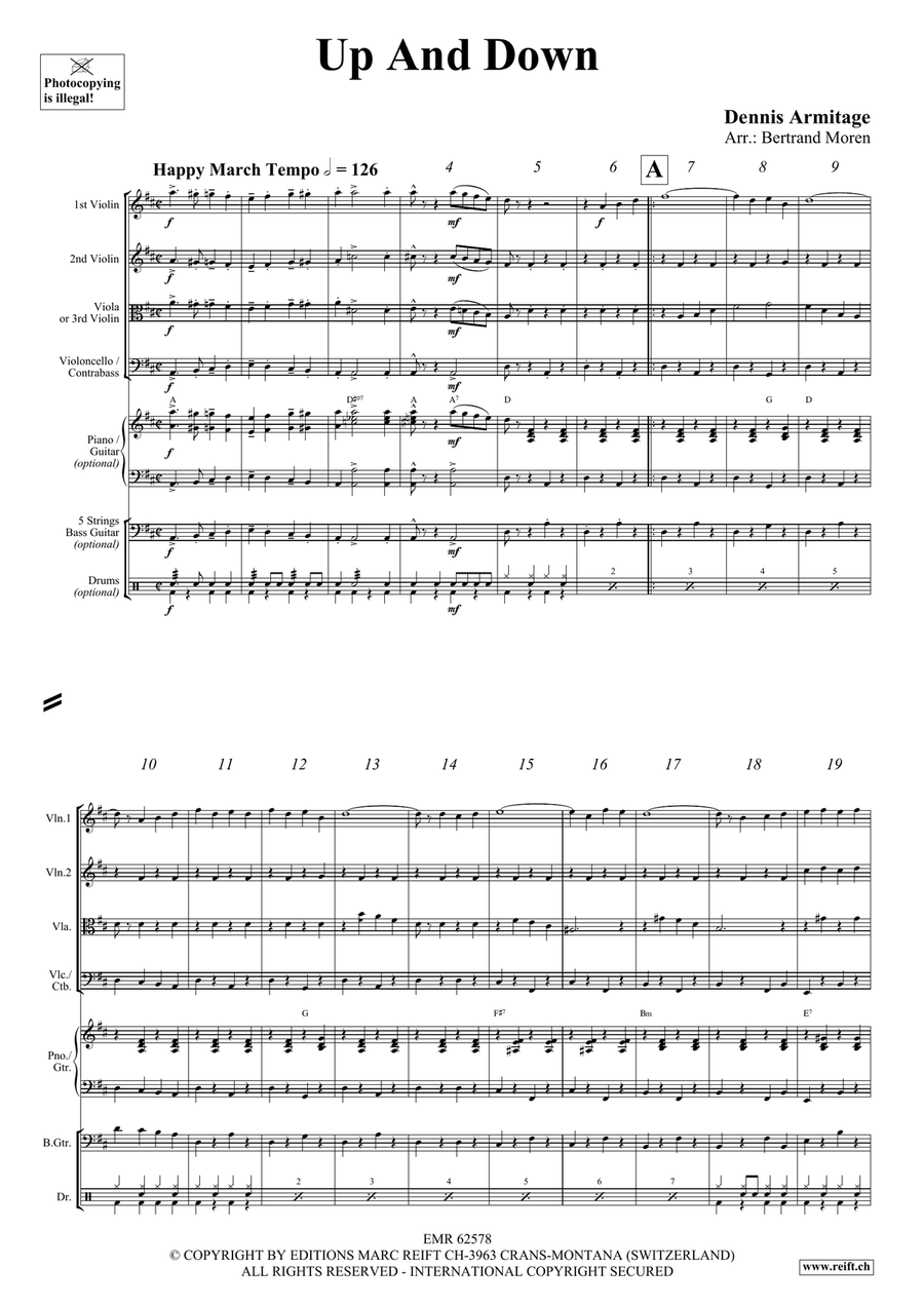 Up And Down Up And Down String Quartet scores gallery preview page 4