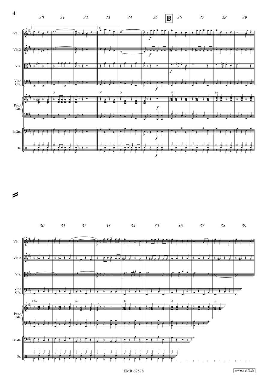 Up And Down Up And Down String Quartet scores gallery preview page 5