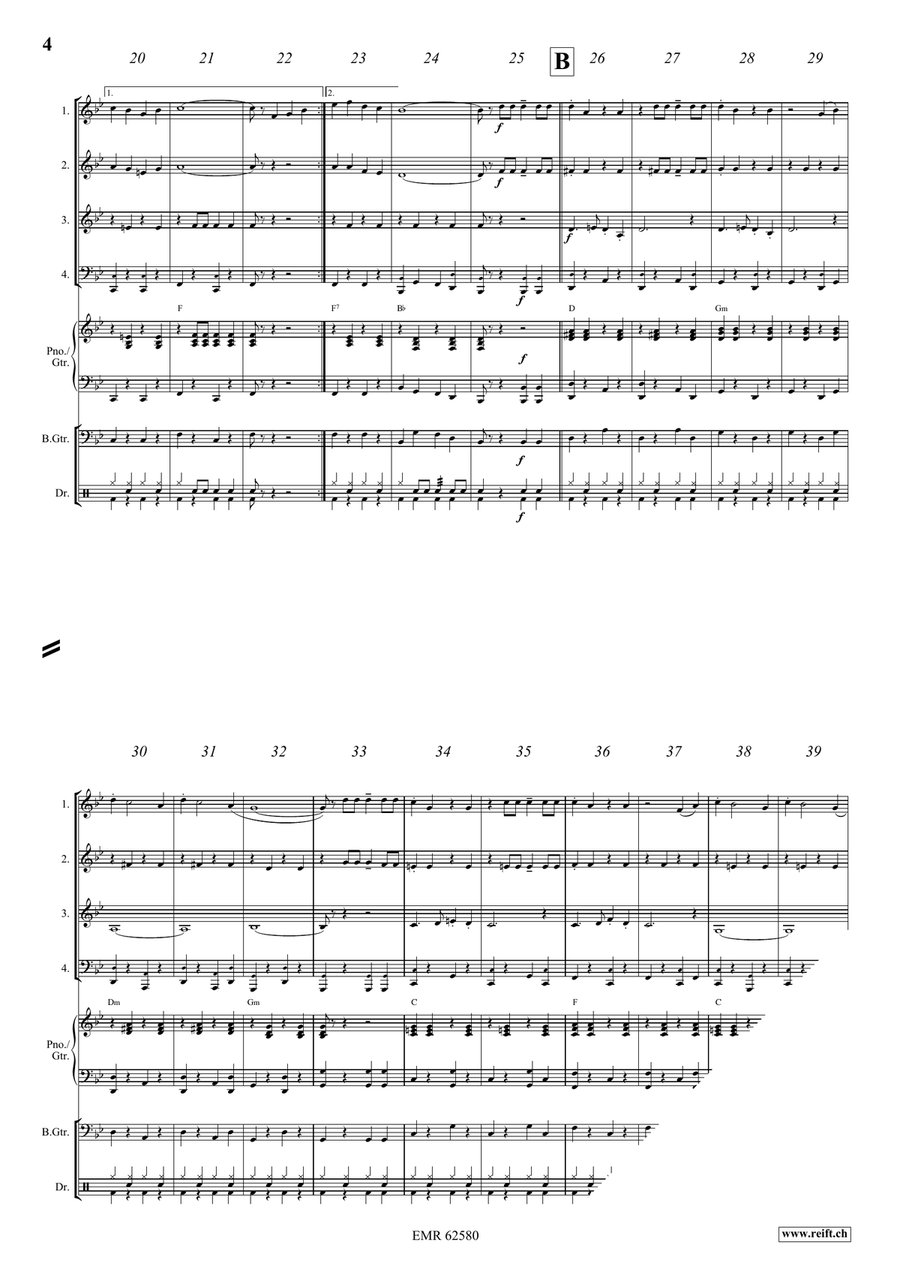 Up And Down Up And Down Woodwind Quartet scores gallery preview page 5
