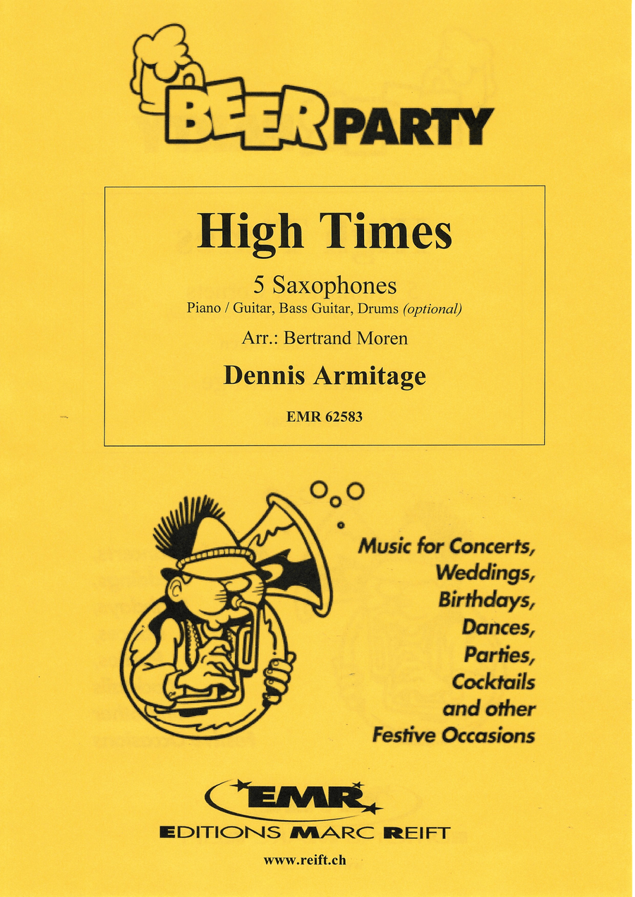 High Times High Times Saxophone Quintet scores gallery preview page 1