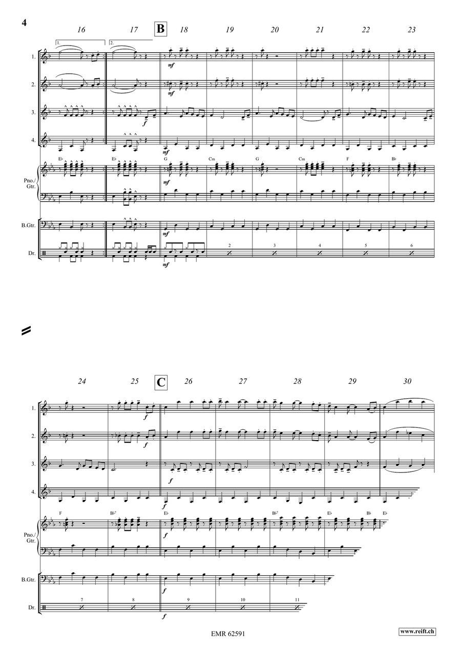 High Times High Times Clarinet Quartet scores gallery preview page 5