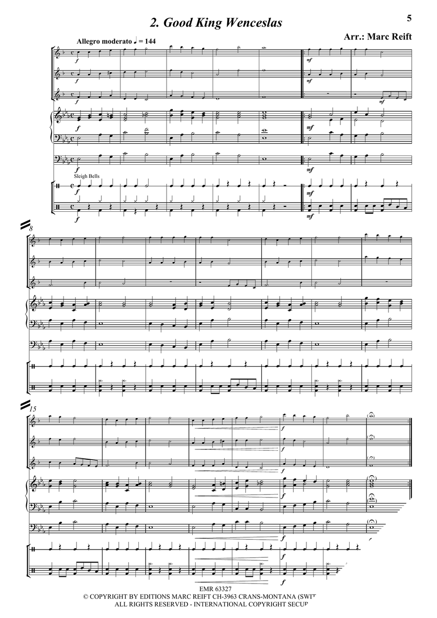 35 Easy Christmas Trios 35 Easy Christmas Trios Clarinet scores gallery preview page 4