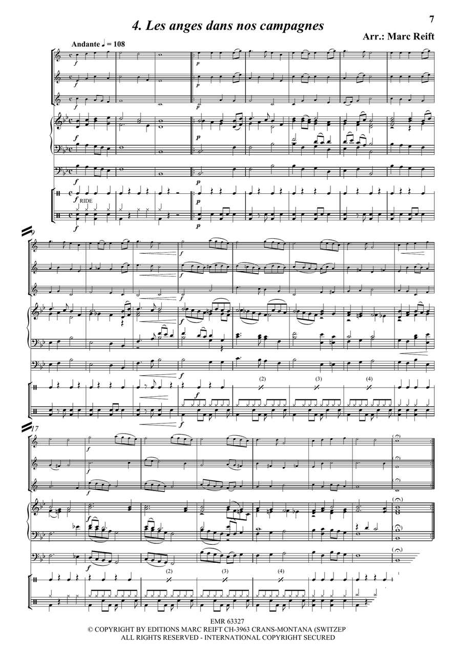 35 Easy Christmas Trios 35 Easy Christmas Trios Clarinet scores gallery preview page 6