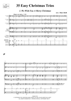 35 Easy Christmas Trios Trumpet Trio scores gallery preview page 3