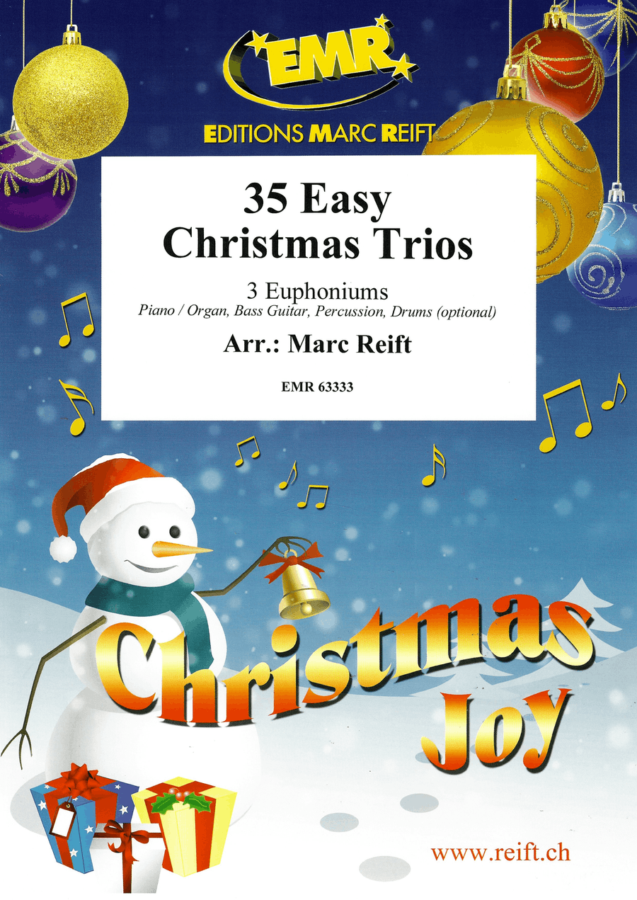 35 Easy Christmas Trios 35 Easy Christmas Trios Euphonium Trio scores gallery preview page 1