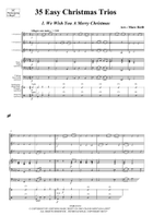 35 Easy Christmas Trios Euphonium Trio scores gallery preview page 3