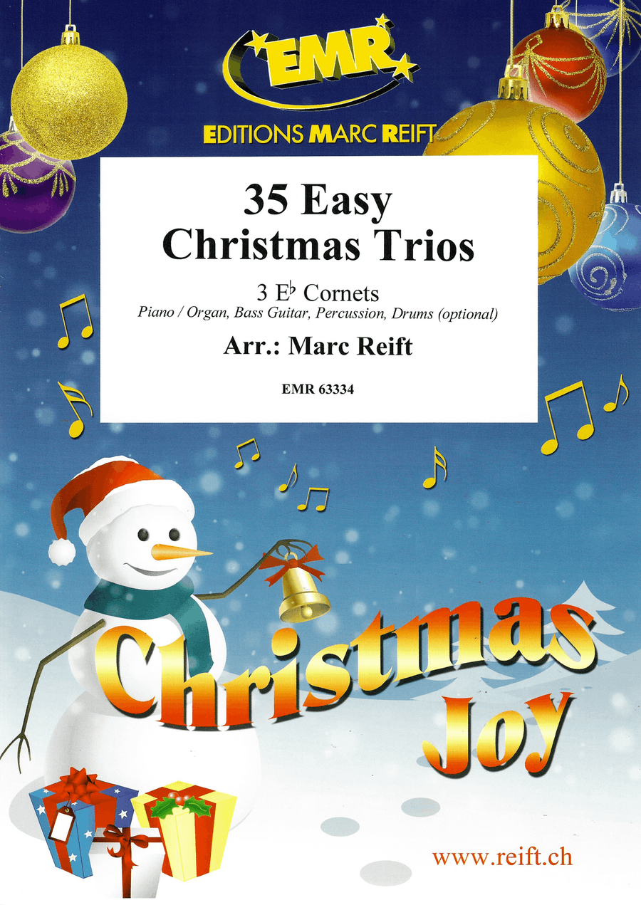 35 Easy Christmas Trios 35 Easy Christmas Trios Cornet scores gallery preview page 1